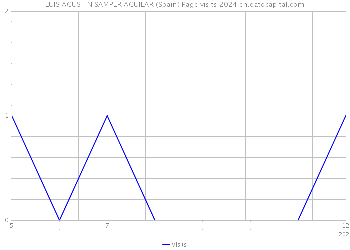 LUIS AGUSTIN SAMPER AGUILAR (Spain) Page visits 2024 