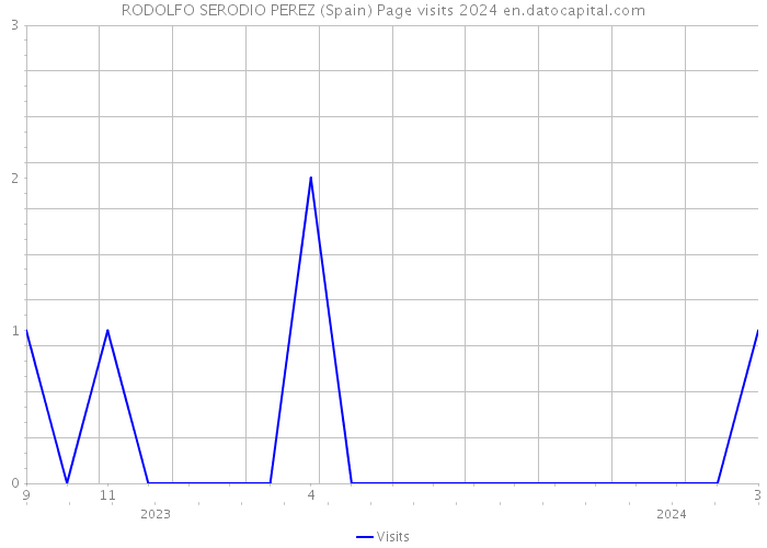 RODOLFO SERODIO PEREZ (Spain) Page visits 2024 