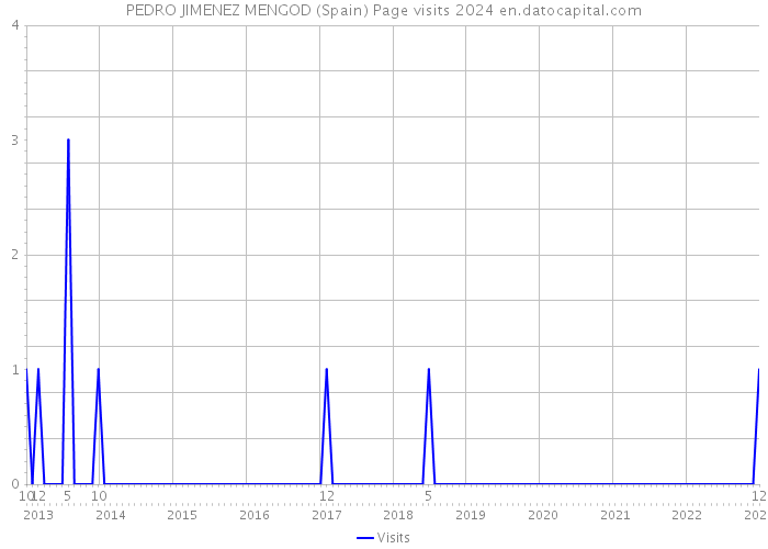 PEDRO JIMENEZ MENGOD (Spain) Page visits 2024 