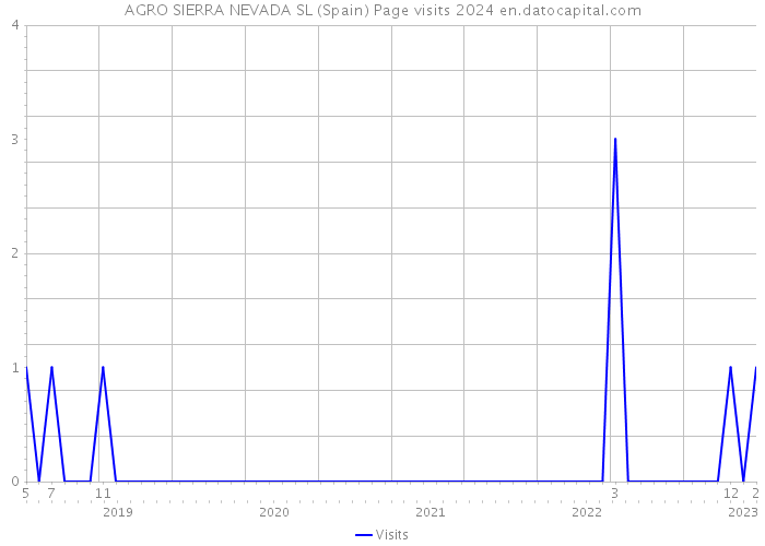 AGRO SIERRA NEVADA SL (Spain) Page visits 2024 