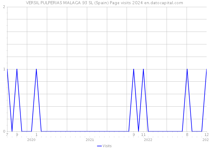 VERSIL PULPERIAS MALAGA 93 SL (Spain) Page visits 2024 
