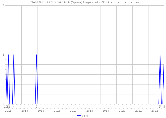 FERNANDO FLORES GAVALA (Spain) Page visits 2024 