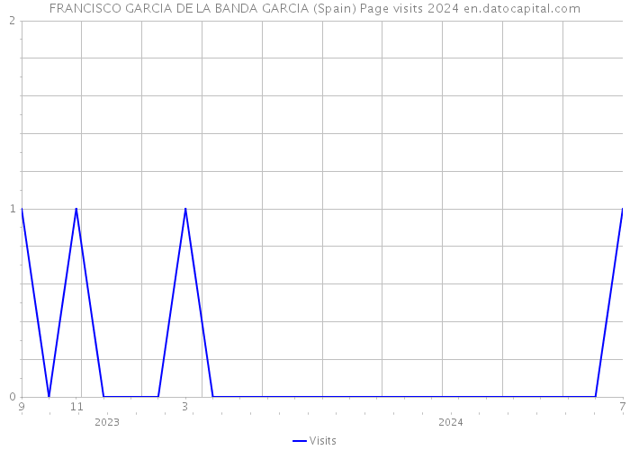 FRANCISCO GARCIA DE LA BANDA GARCIA (Spain) Page visits 2024 