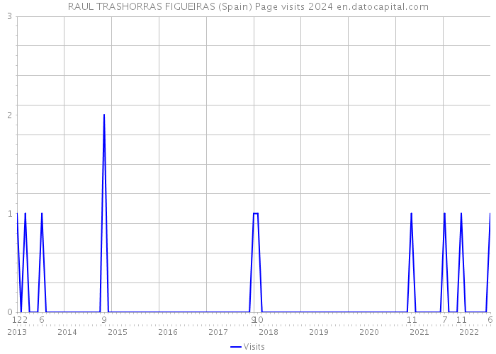 RAUL TRASHORRAS FIGUEIRAS (Spain) Page visits 2024 