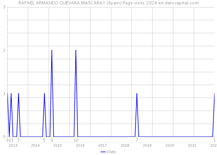 RAFAEL ARMANDO GUEVARA MASCARAY (Spain) Page visits 2024 