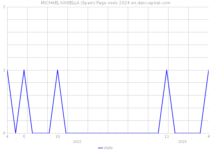 MICHAEL KINSELLA (Spain) Page visits 2024 