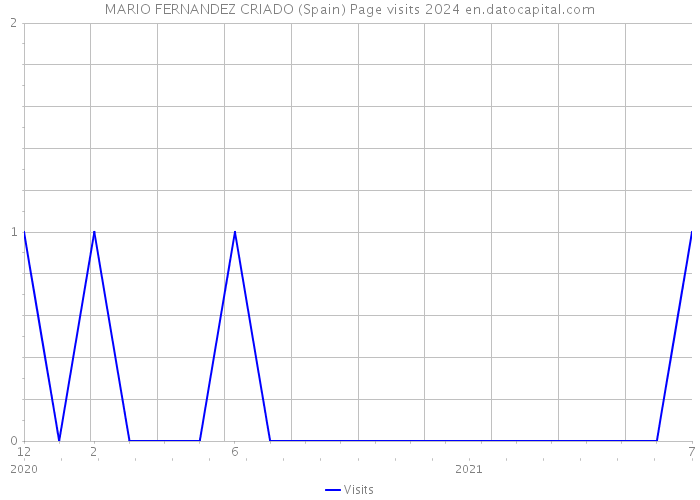 MARIO FERNANDEZ CRIADO (Spain) Page visits 2024 