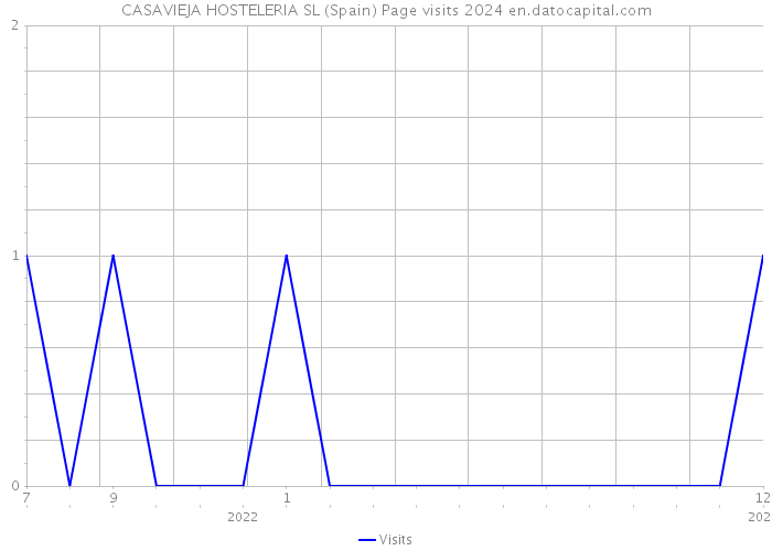 CASAVIEJA HOSTELERIA SL (Spain) Page visits 2024 