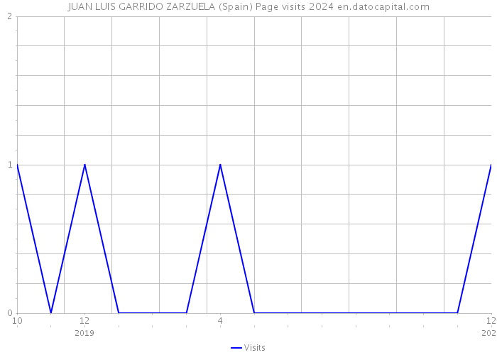 JUAN LUIS GARRIDO ZARZUELA (Spain) Page visits 2024 