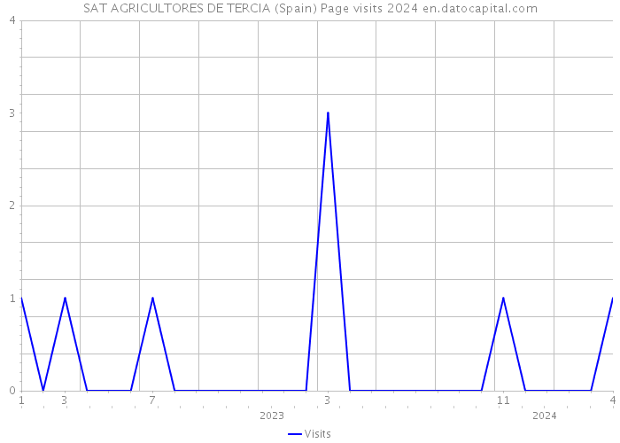 SAT AGRICULTORES DE TERCIA (Spain) Page visits 2024 