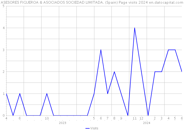ASESORES FIGUEROA & ASOCIADOS SOCIEDAD LIMITADA. (Spain) Page visits 2024 