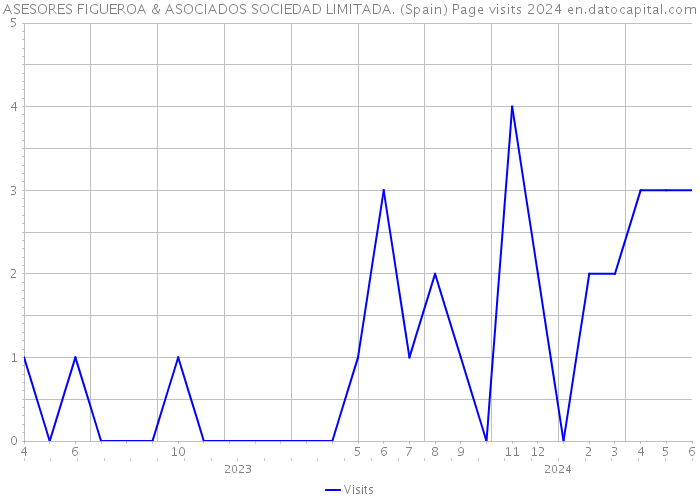 ASESORES FIGUEROA & ASOCIADOS SOCIEDAD LIMITADA. (Spain) Page visits 2024 