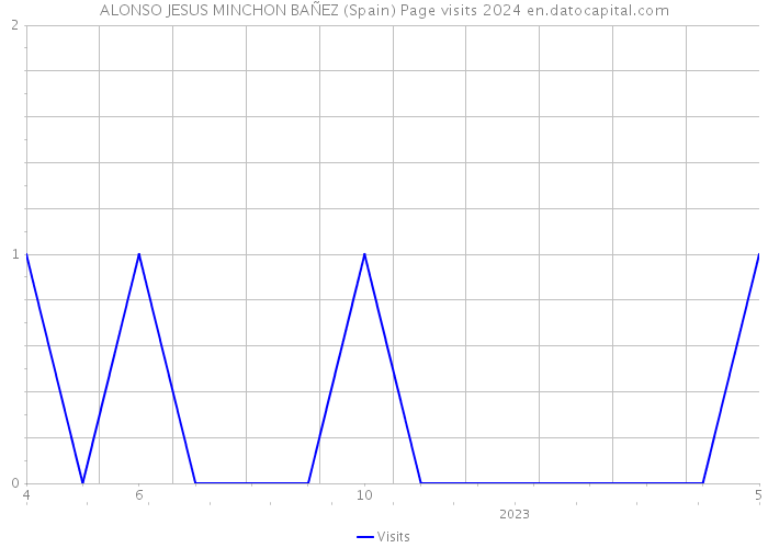 ALONSO JESUS MINCHON BAÑEZ (Spain) Page visits 2024 