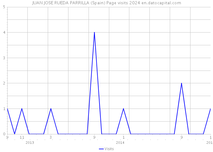 JUAN JOSE RUEDA PARRILLA (Spain) Page visits 2024 