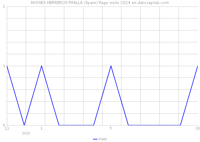 MOISES HERREROS PINILLA (Spain) Page visits 2024 