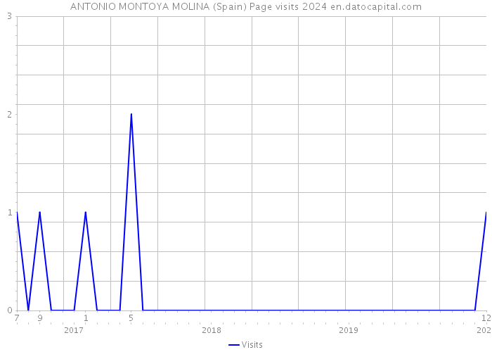 ANTONIO MONTOYA MOLINA (Spain) Page visits 2024 