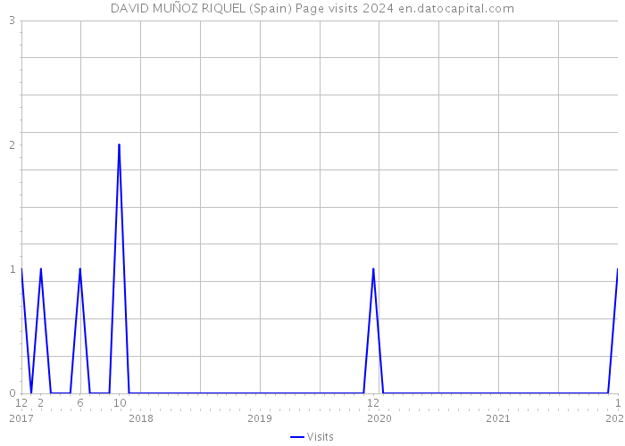 DAVID MUÑOZ RIQUEL (Spain) Page visits 2024 