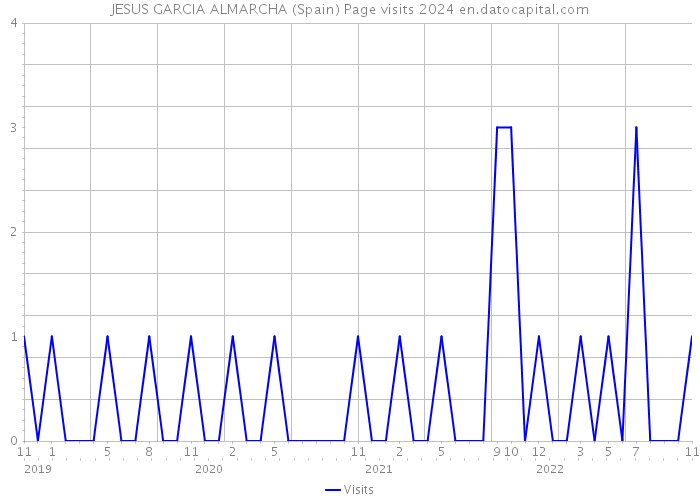 JESUS GARCIA ALMARCHA (Spain) Page visits 2024 