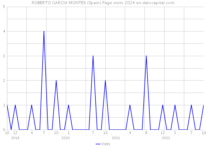 ROBERTO GARCIA MONTES (Spain) Page visits 2024 