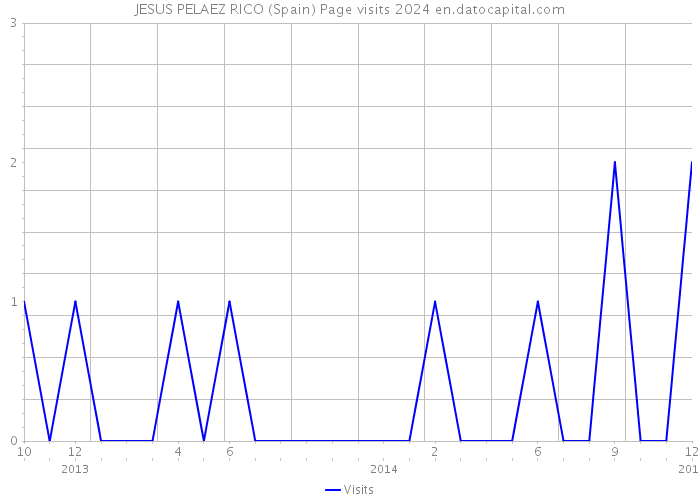 JESUS PELAEZ RICO (Spain) Page visits 2024 