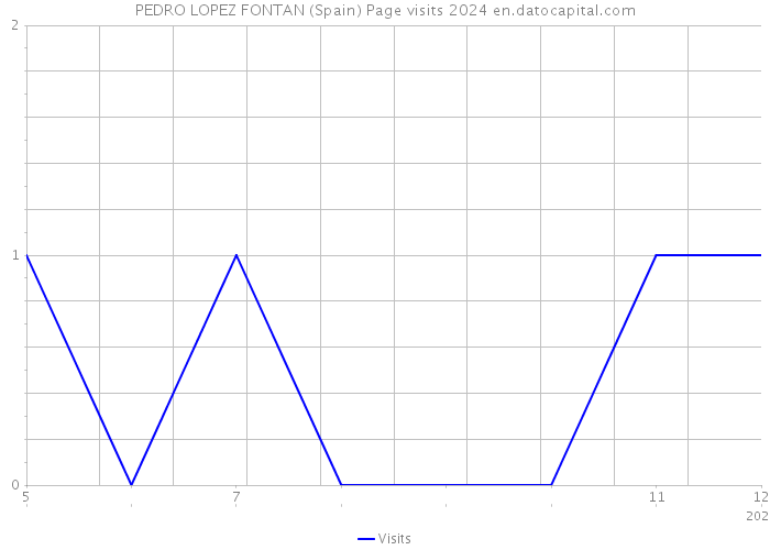 PEDRO LOPEZ FONTAN (Spain) Page visits 2024 