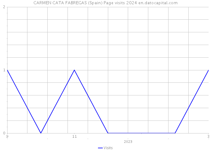 CARMEN CATA FABREGAS (Spain) Page visits 2024 