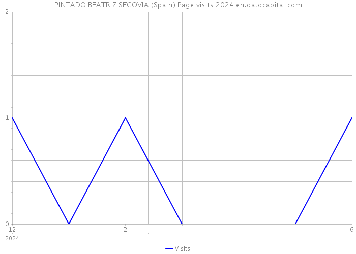 PINTADO BEATRIZ SEGOVIA (Spain) Page visits 2024 