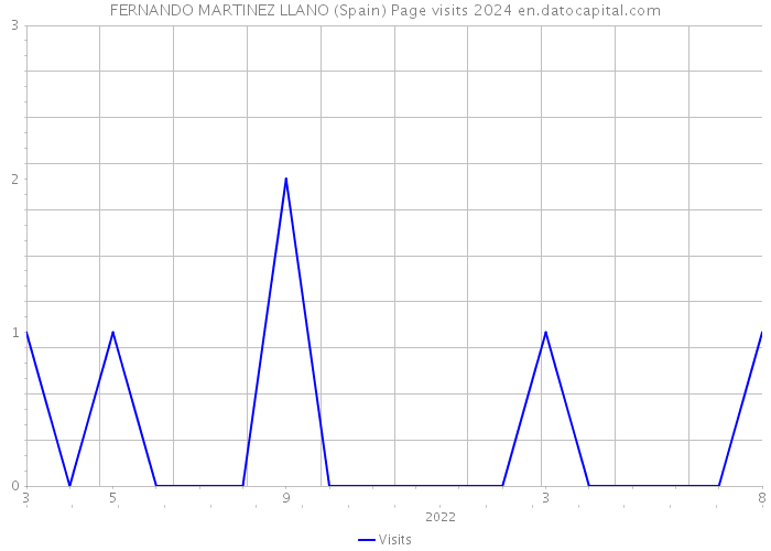 FERNANDO MARTINEZ LLANO (Spain) Page visits 2024 