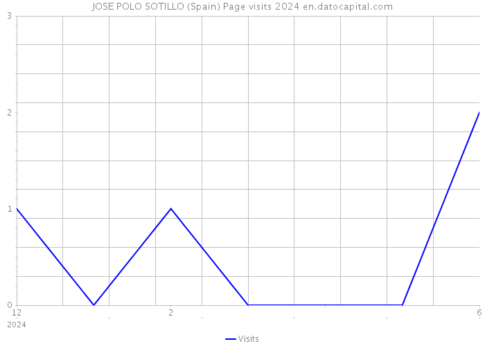 JOSE POLO SOTILLO (Spain) Page visits 2024 