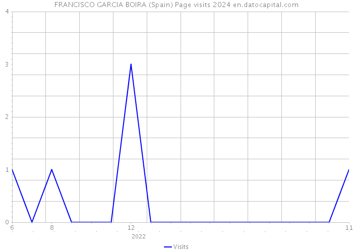 FRANCISCO GARCIA BOIRA (Spain) Page visits 2024 