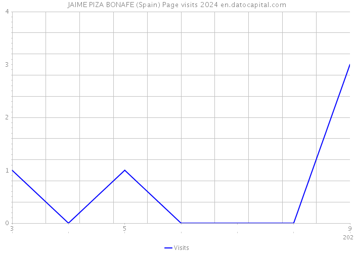 JAIME PIZA BONAFE (Spain) Page visits 2024 