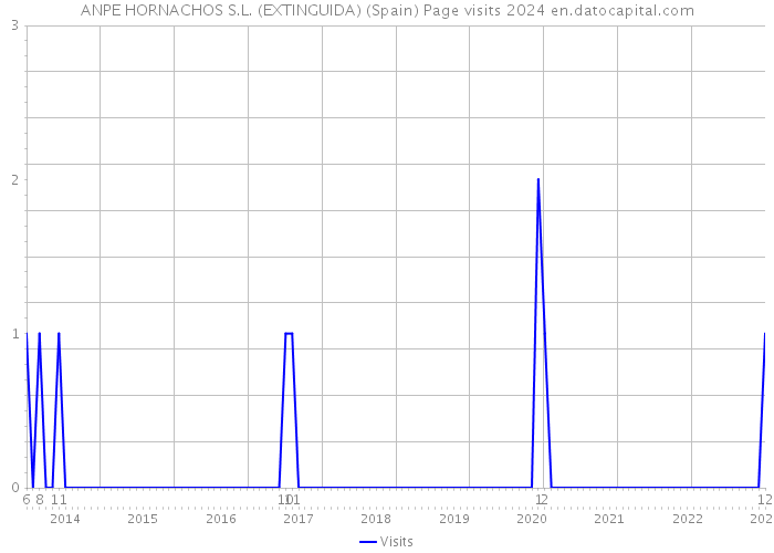 ANPE HORNACHOS S.L. (EXTINGUIDA) (Spain) Page visits 2024 