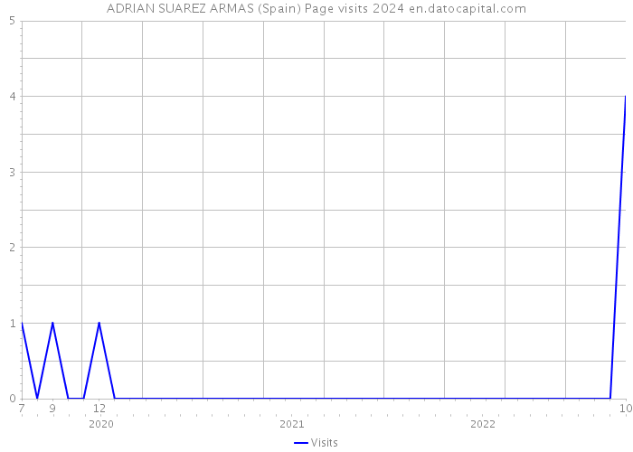 ADRIAN SUAREZ ARMAS (Spain) Page visits 2024 