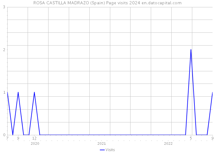 ROSA CASTILLA MADRAZO (Spain) Page visits 2024 
