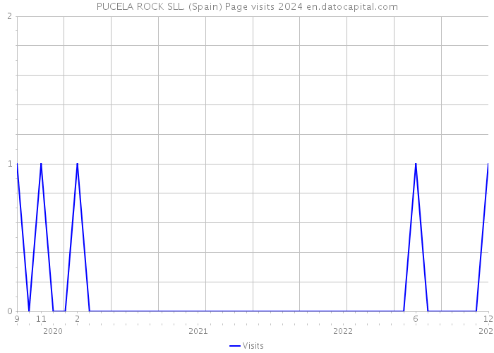PUCELA ROCK SLL. (Spain) Page visits 2024 