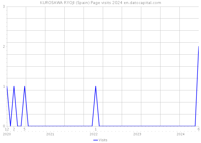 KUROSAWA RYOJI (Spain) Page visits 2024 