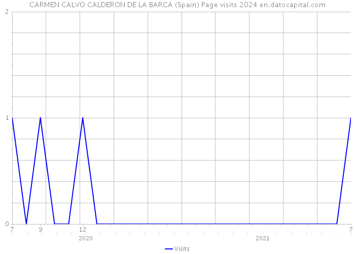 CARMEN CALVO CALDERON DE LA BARCA (Spain) Page visits 2024 
