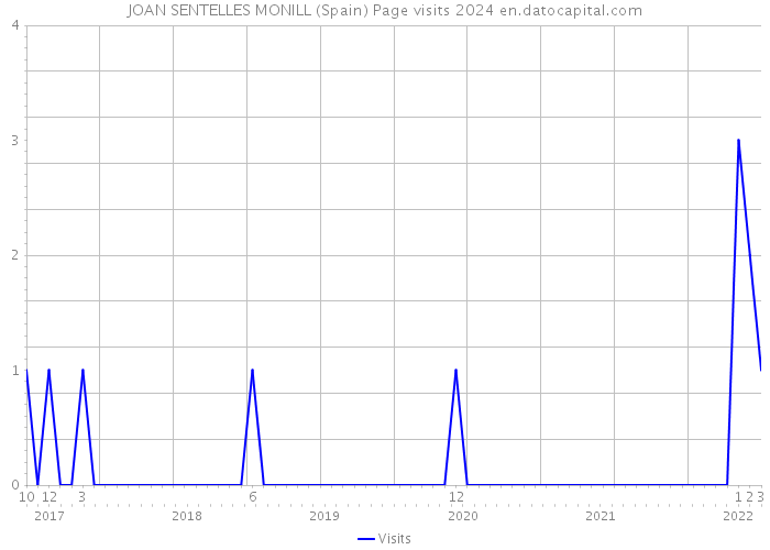 JOAN SENTELLES MONILL (Spain) Page visits 2024 