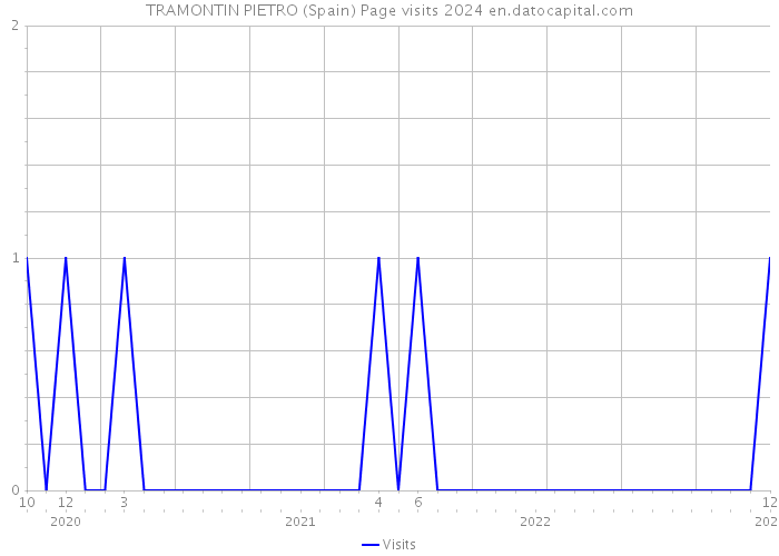 TRAMONTIN PIETRO (Spain) Page visits 2024 