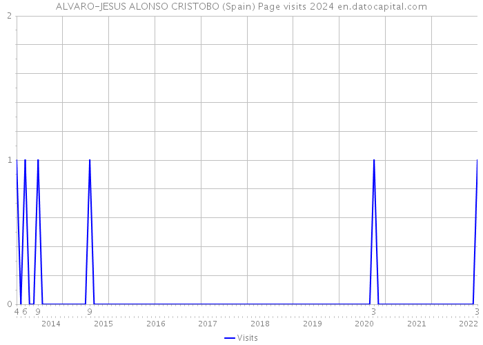 ALVARO-JESUS ALONSO CRISTOBO (Spain) Page visits 2024 