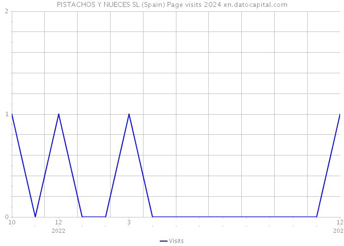 PISTACHOS Y NUECES SL (Spain) Page visits 2024 