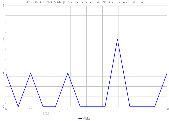 ANTONIA MORA MARQUES (Spain) Page visits 2024 