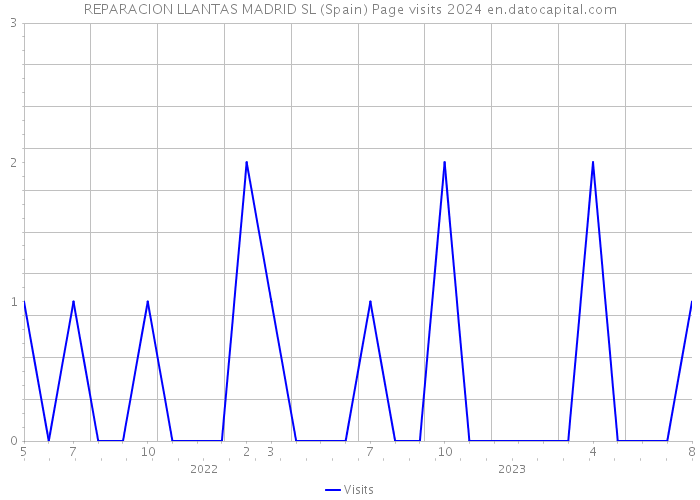 REPARACION LLANTAS MADRID SL (Spain) Page visits 2024 