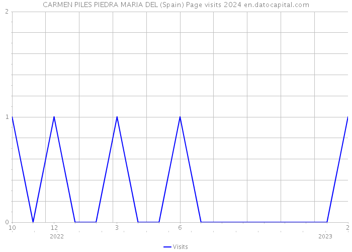 CARMEN PILES PIEDRA MARIA DEL (Spain) Page visits 2024 