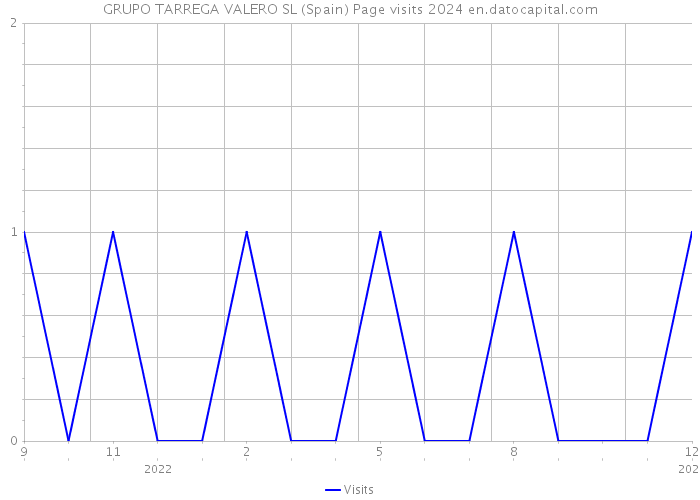 GRUPO TARREGA VALERO SL (Spain) Page visits 2024 