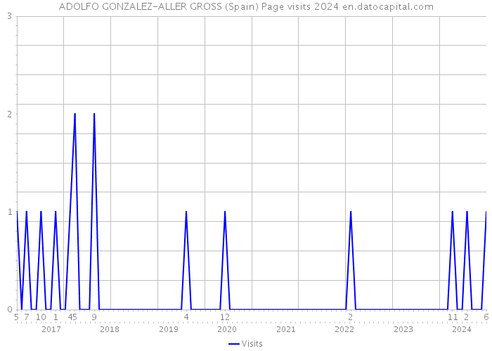ADOLFO GONZALEZ-ALLER GROSS (Spain) Page visits 2024 
