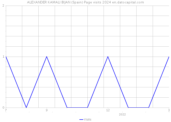 ALEXANDER KAMALI BIJAN (Spain) Page visits 2024 