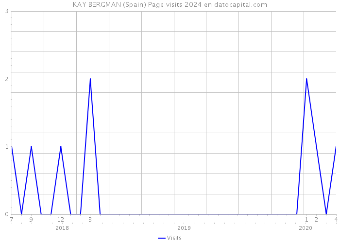 KAY BERGMAN (Spain) Page visits 2024 