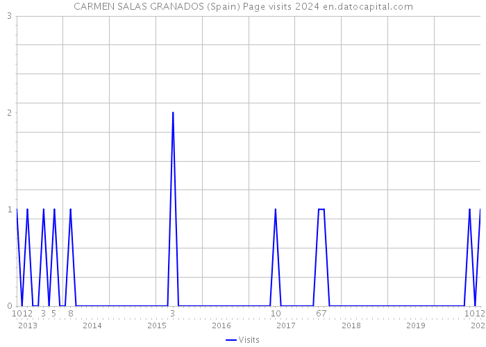 CARMEN SALAS GRANADOS (Spain) Page visits 2024 