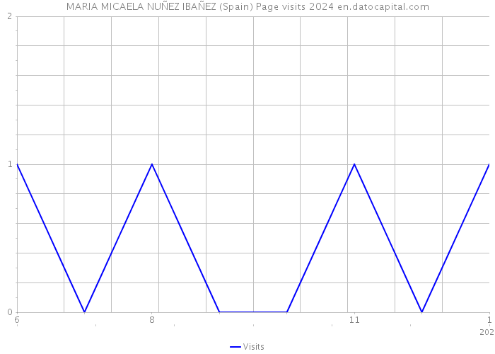 MARIA MICAELA NUÑEZ IBAÑEZ (Spain) Page visits 2024 